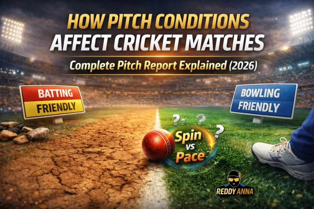 cricket pitch conditions