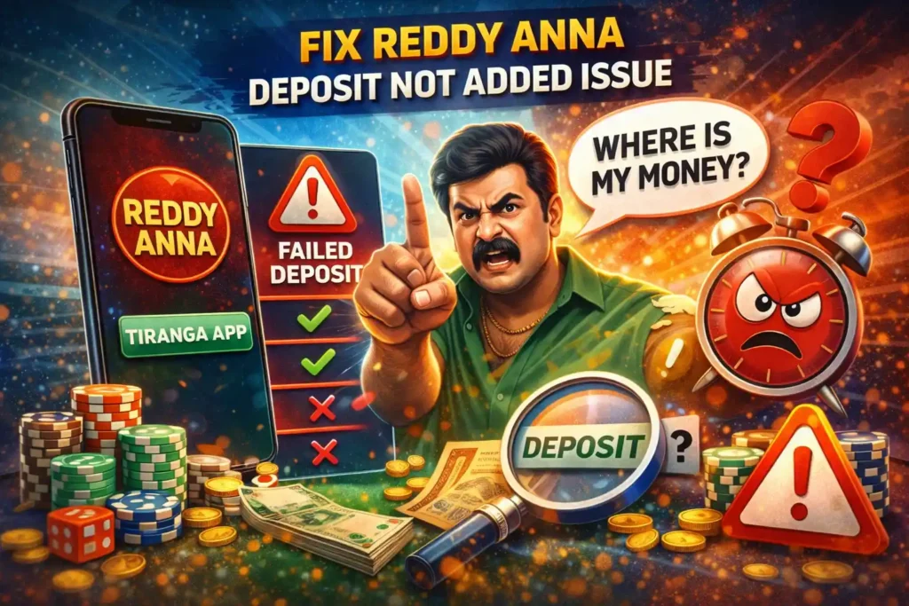 Reddy Anna deposit not added