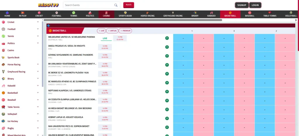 Reddy Anna Basketball betting india