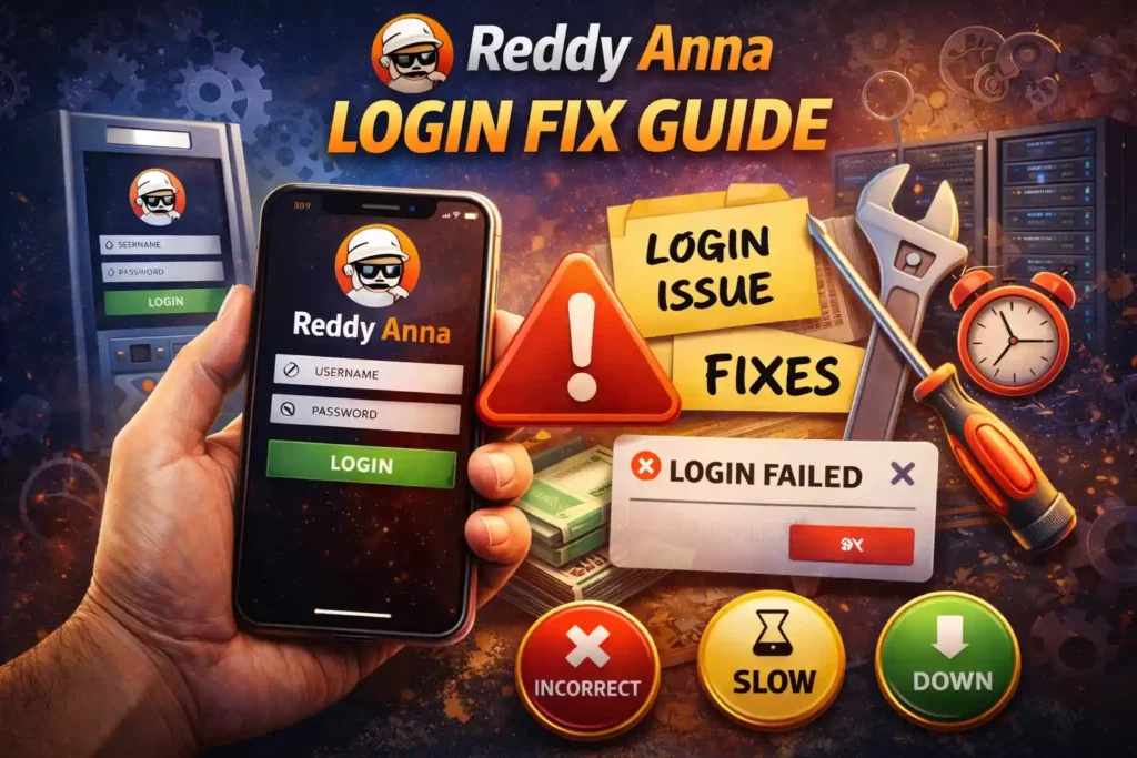Reddy Anna Login not Working