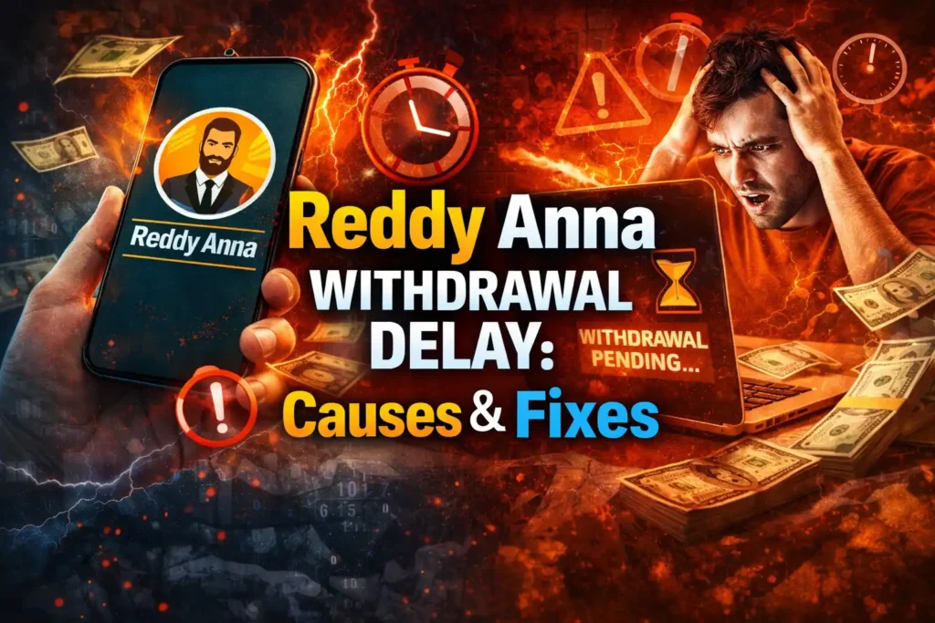 Reddy Anna Withdrawal delay