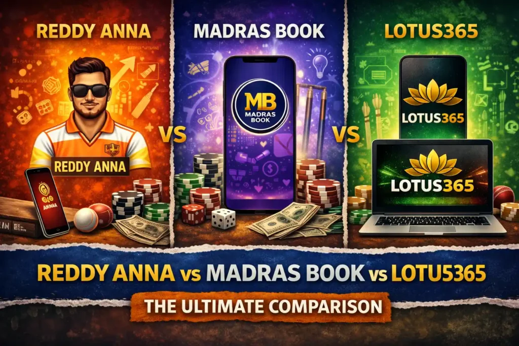 Reddy Anna vs Madras Book vs Lotus365