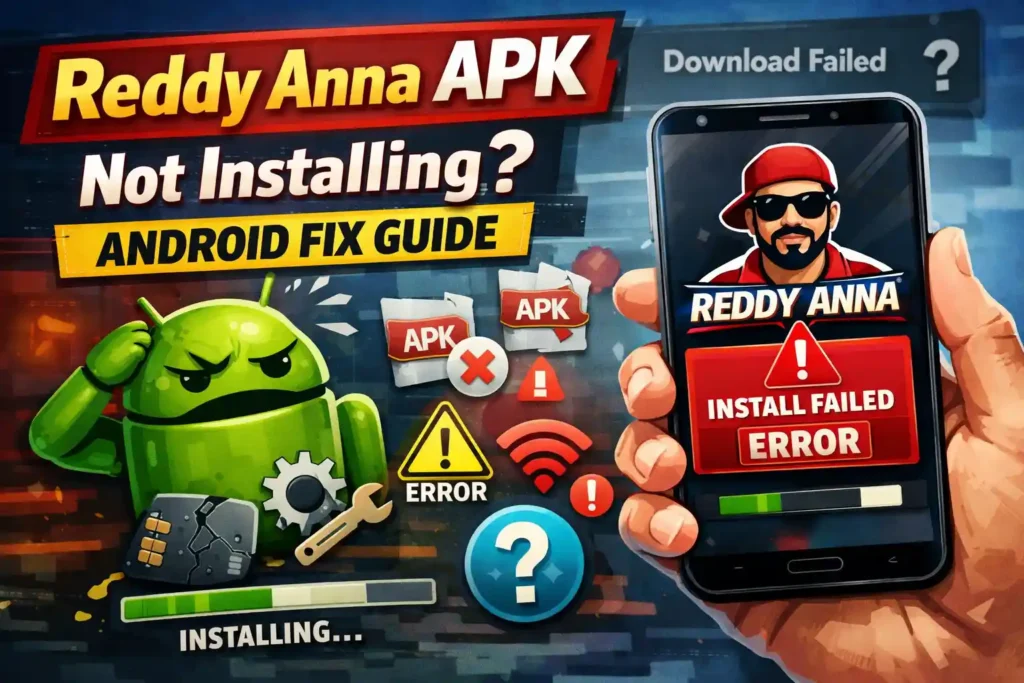 Reddy Anna APK Not Installing