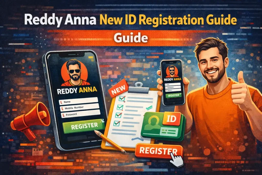 Reddy Anna New ID Registration