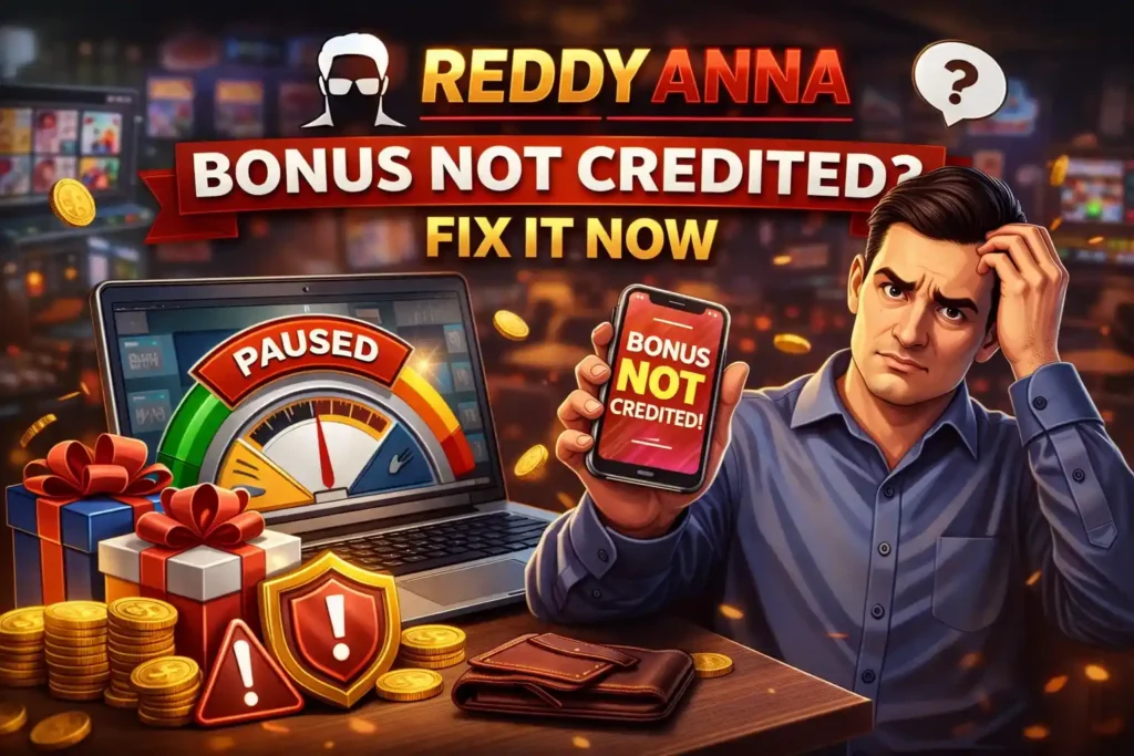 Reddy Anna bonus not credited